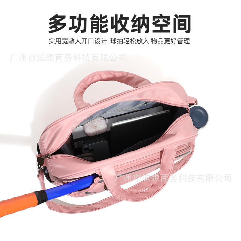 2026 nuevo bolso de hombro para hombres y mujeres bolso de tenis para adultos bolso de mano plegable bolso de raqueta de tenis de gran capacidad image 4