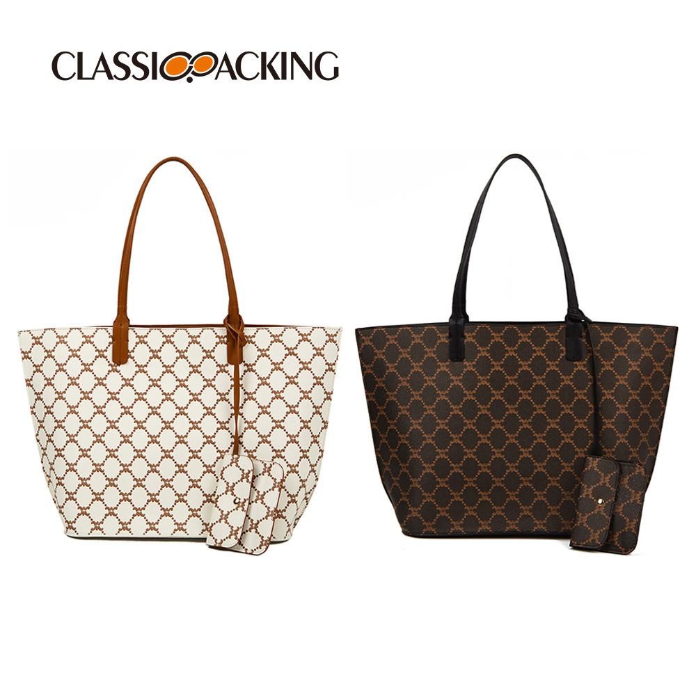 Fábrica al por mayor tablero de cuadros bolso de hombro de gran capacidad impermeable bolso de mano unisex bolso con impresión de logotipo