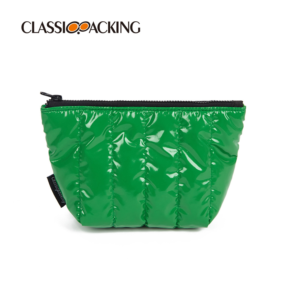 Bolsa de cosméticos de gran capacidad para imprimir logotipo transfronterizo popular bolsa de lavado de color sólido simple suministros de belleza bolsa de almacenamiento