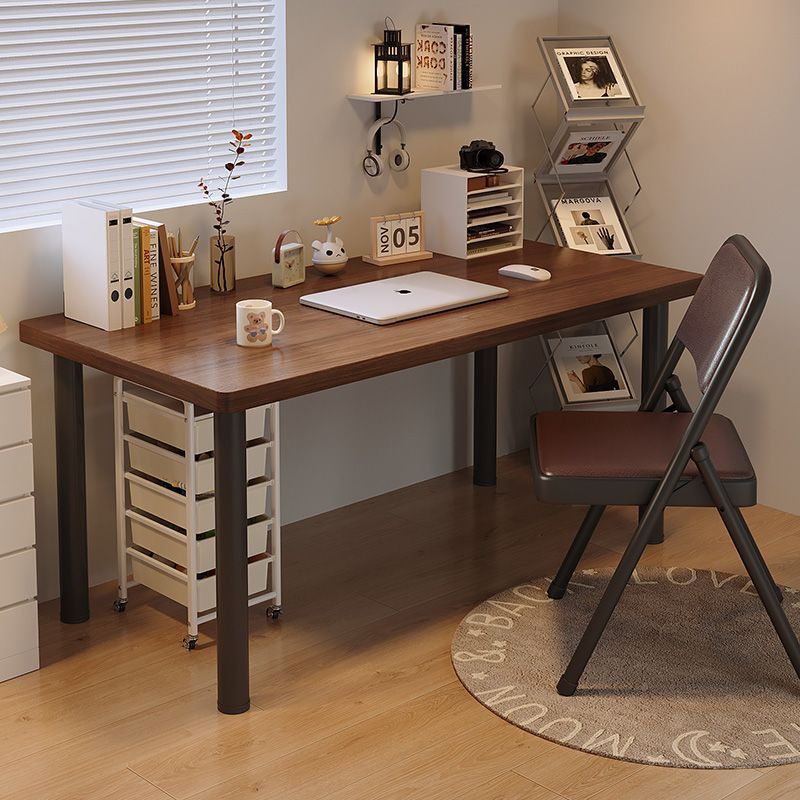 Mesa engrosada de 25 mm - patas negras + roble antiguo