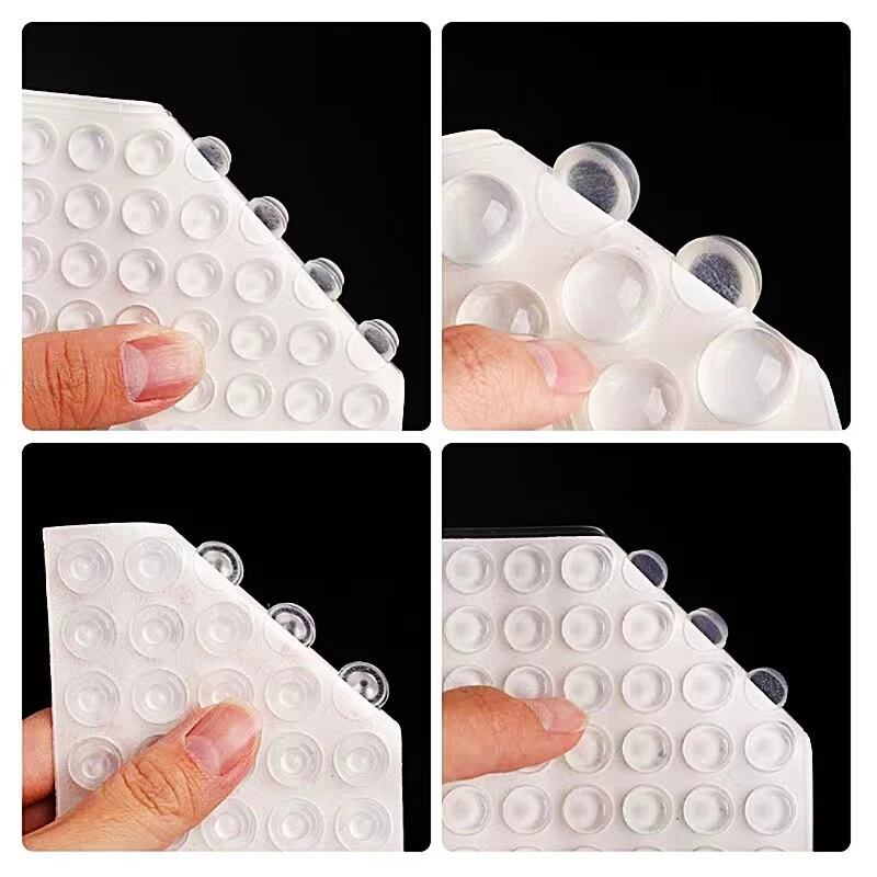 Производители оптом различных спецификаций силиконовые прокладки большое количество, отличная цена, цилиндрическая полусферическая форма, прозрачные противоударные зерна