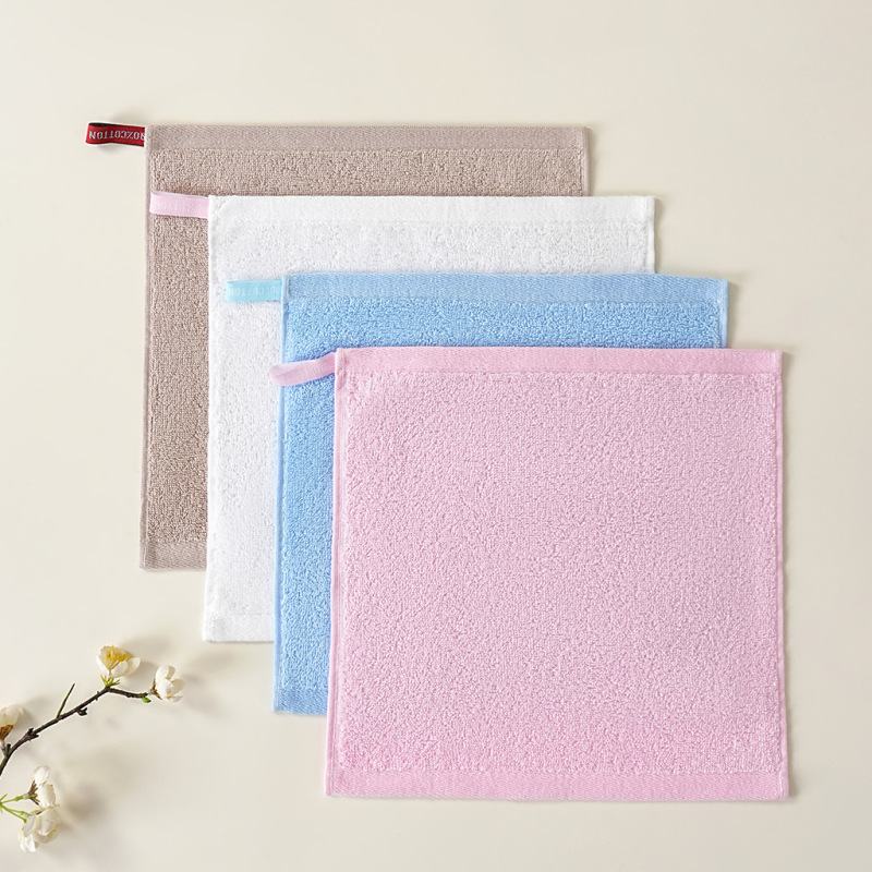 Pure Cotton Square Towel 30*30 Face Wash Absorbent Household Cotton Small Towel Lint-Free Kidsren's Kindergarten Handkerchief Pure Cotton Square Towel 30*30 Face Wash Absorbent Household Cotton Small Towel Lint-Free Kidsren's Kindergarten Handkerchief