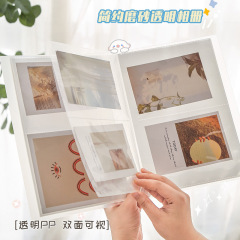 ins風拍立得插頁式相冊本明信片裝小卡的卡片收納紀念冊集照片3 4