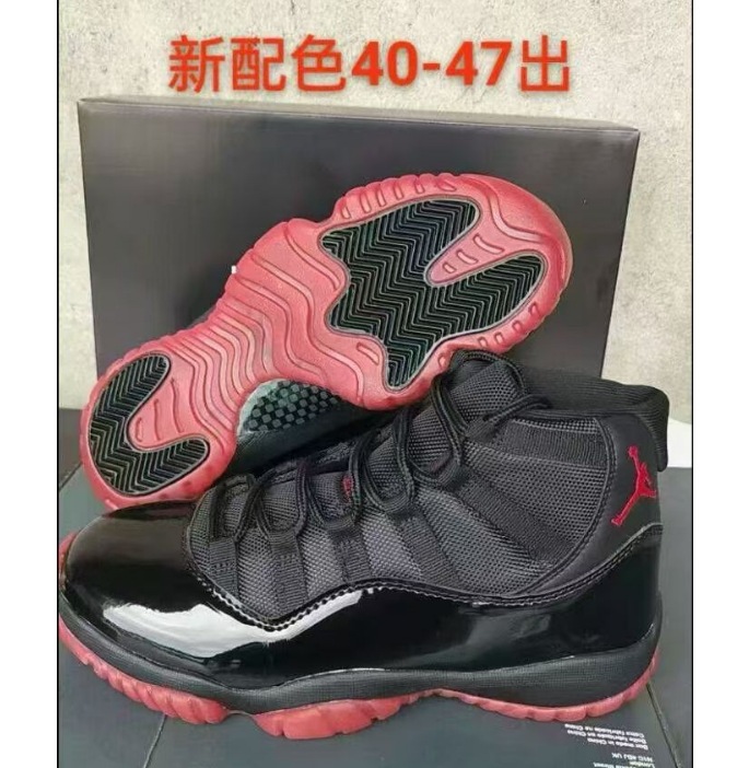 Chunyuan aj11 el rey del diablo Joe11 negro, blanco y rojo, alto nivel, cielo, estrella Kang, botón negro, rojo, otoño y invierno, nuevas zapatillas deportivas para hombre