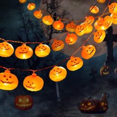 ハロウィンライトストリング LED ストリングライトカボチャ装飾ライトハロウィンライトバッテリーボックス雰囲気ライトストリングライト LED ストリングライト
