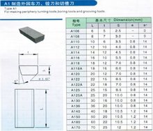 株洲焊接刀头制造外圆车刀 镗孔刀 切槽刀等YT15 YT5YG8A120 A125