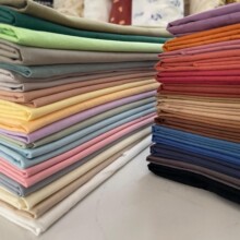 32S加密细珠帆布水洗纯棉布料府绸布料男装女装面料手工布料D303