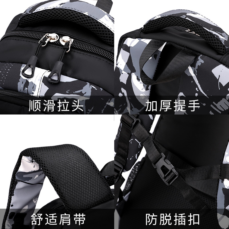 Mochila de escolares para estudiantes de secundaria, mochila de escolares para estudiantes de secundaria, mochila de graffiti para estudiantes universitarios.