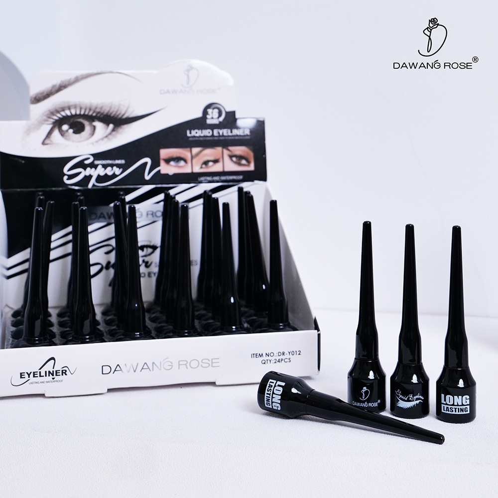Wasserfester Eyeliner Stift Ultrafein Schwarz Präzisions Eyeliner_voghion.com