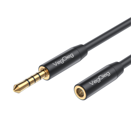 Weige 3.5mm male to female audio extension universal AUX with microphone call adapter car computer audio cable