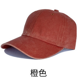 纯棉水洗棒球帽美式复古软顶棒球帽刺绣户外运动春秋遮阳鸭舌帽|undefined