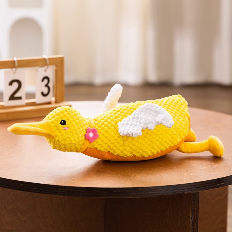 Perro molar resistente a la mordedura de juguete de peluche perros medianos y pequeños acompañan el sonido de entrenamiento interactivo para mascotas Suministros de muñecas de peluche