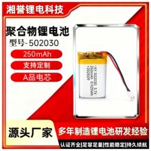 �ۺ����늳�502030 3.7V 250mAh�о�aˮ�x�{�����C�Ƅ��Դ