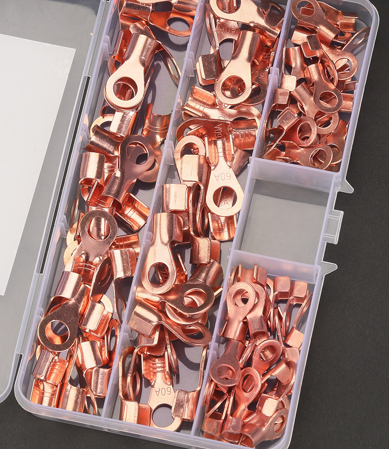 [Recommended by Repair Experts] Electric Vehicle Battery Cable Terminal, Battery Cable Connector, Cable End Repair Copper Nose 60A