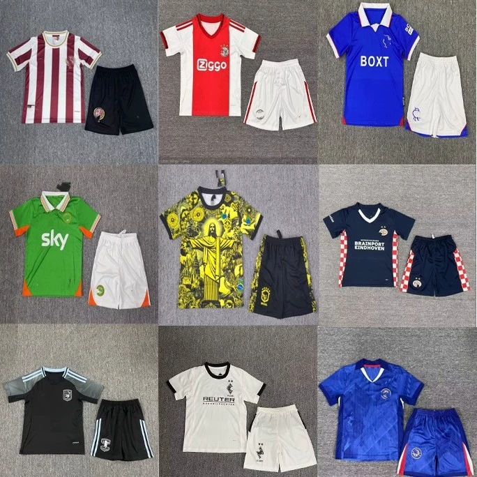 2526 Newcastle West Ham Paris Bremen Porto Club Home and Away Детский спортивный комплект