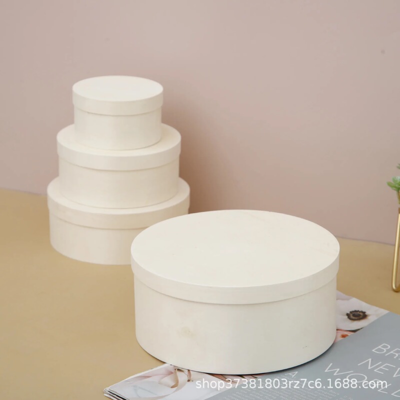 Tree Bark Box Original Wooden Box Candy Box Pastry Packaging Box Multi-Size Wooden Bark Cake Hand Round Gift Box