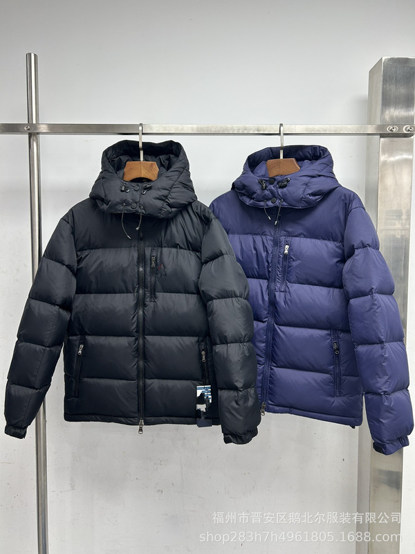 Putian high-quality version of the Polo pony embroidered down jacket, unisex hooded puffer jacket, couple's style coat Putian high-quality version of the Polo pony embroidered down jacket, unisex hooded puffer jacket, couple's style coat