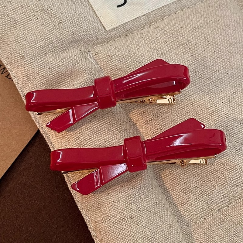 Anchor Clip de cabello de arco de sangrado para mujeres Otoño Invierno Clip lateral Frente Frente Clip BBB Clip de cabello de alta calidad