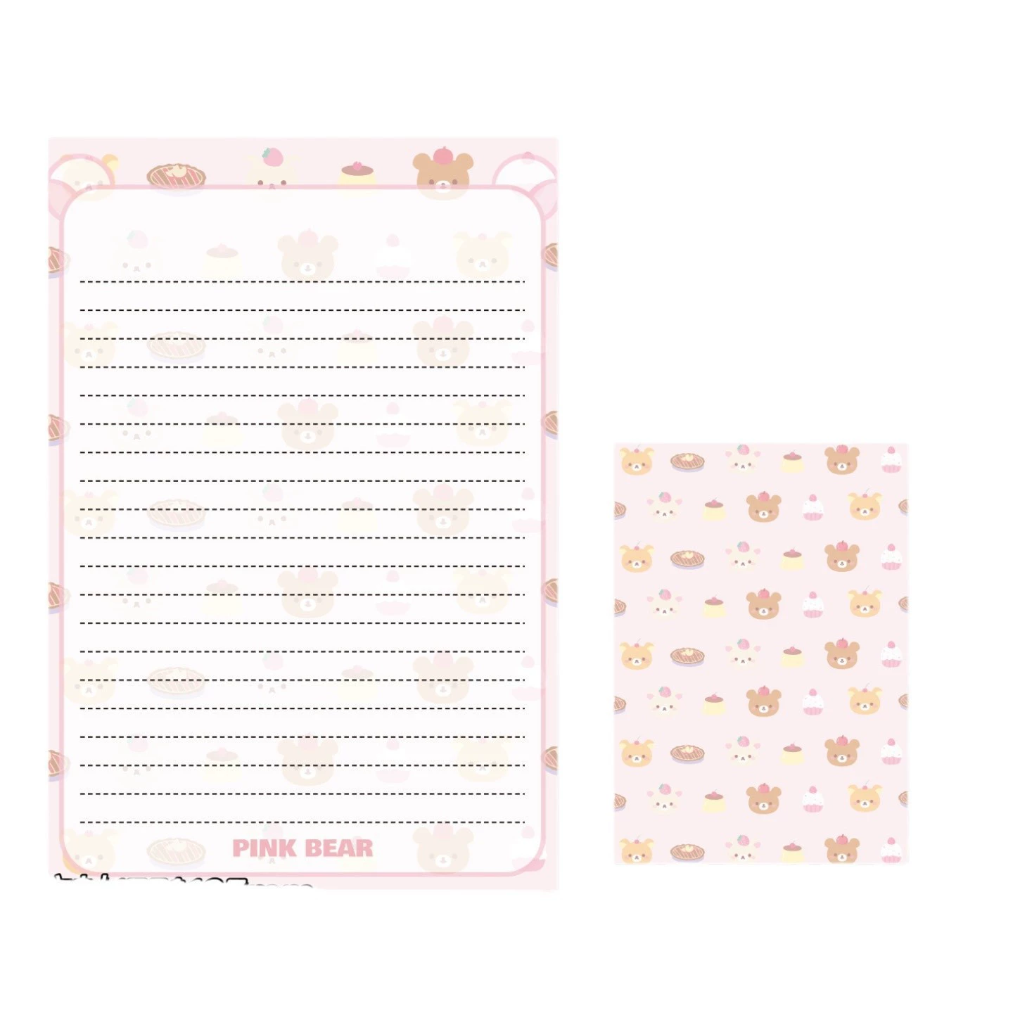 Pink bear envelope double offset paper cute high-looking ins style student creative gift blessing message envelope