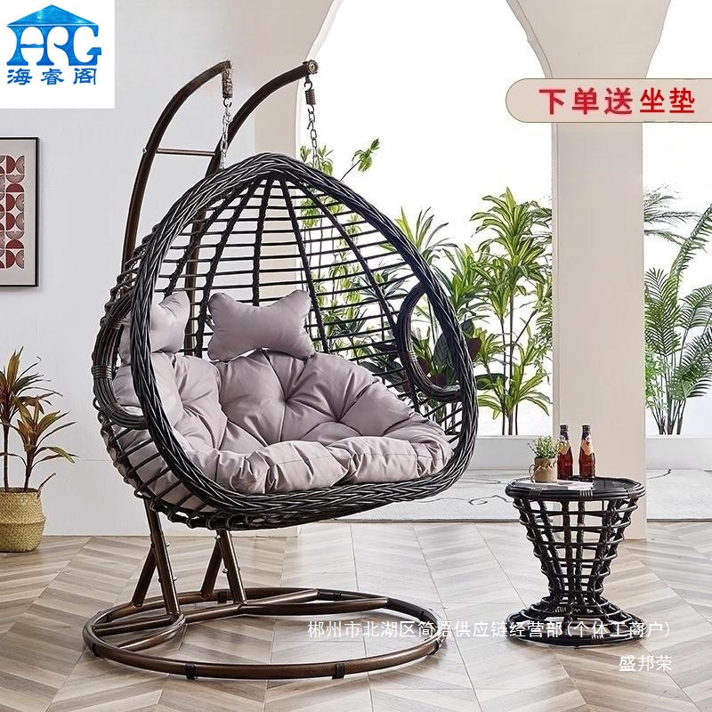 Fábrica directa silla de hamaca casera nido de pájaros balcón silla de cuna silla de caña silla columinar silla de hamaca perezosa