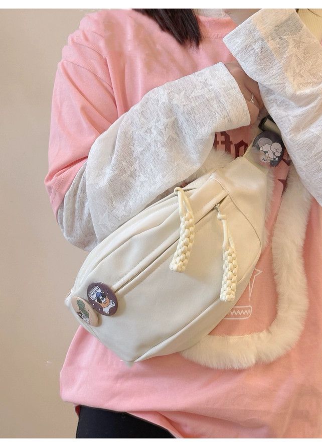 Bolsos casuales de lona para mujeres 2023 nuevo bolso de moda, bolso de pecho deportivo de verano, bolso de cintura de nicho universal