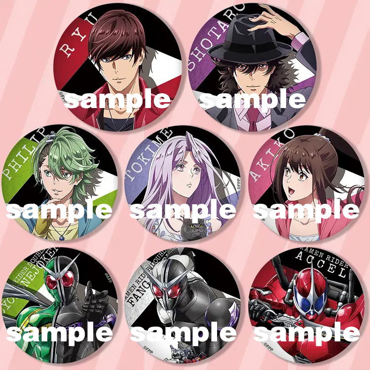 風都偵探動漫周邊吧唧COS胸章扎包掛件馬口鐵徽章