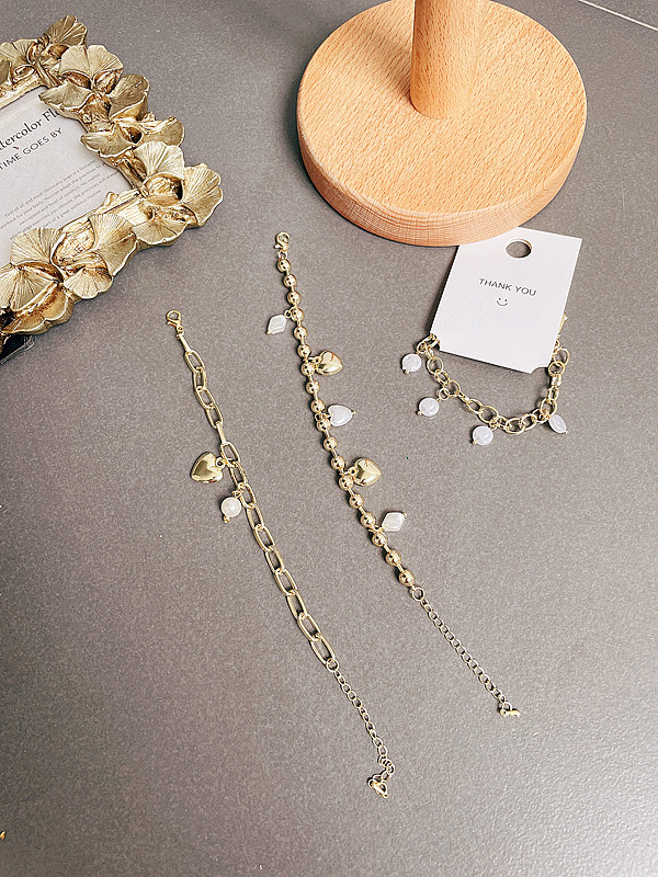 Bracelet De Perles D&#39;or De Style Coréen En Gros display picture 3
