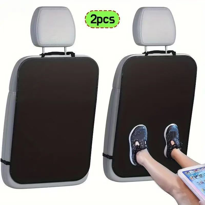Backseat Car Seat Anti-Dirt Protective Mat, Universal Rear Seat Backrest Waterproof Hanging Bag, Anti-Dirt Mat, Car Anti-Kick Pad