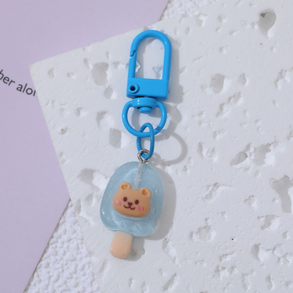 Original Popsicle helado colgante chica de dibujos animados corazón estudiante mochila adornos novias regalo ins colgante al por mayor