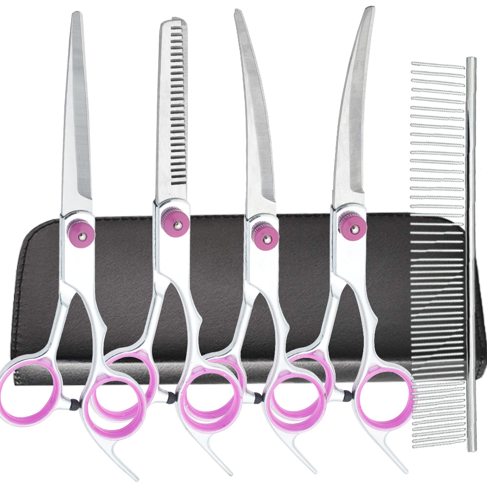 Venta directa de fábrica de tijeras para mascotas Teddy Beauty tijeras para cortar mascotas Juego de recorte de perros