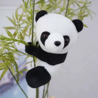 毛绒熊猫冰箱贴动物公仔磁贴便利贴成都小礼品可爱创意旅游纪念品