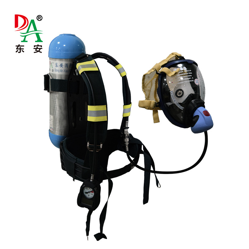消防3C认证6.8L9L空气呼吸器正压肩背式碳纤维瓶抢险化工救援特价