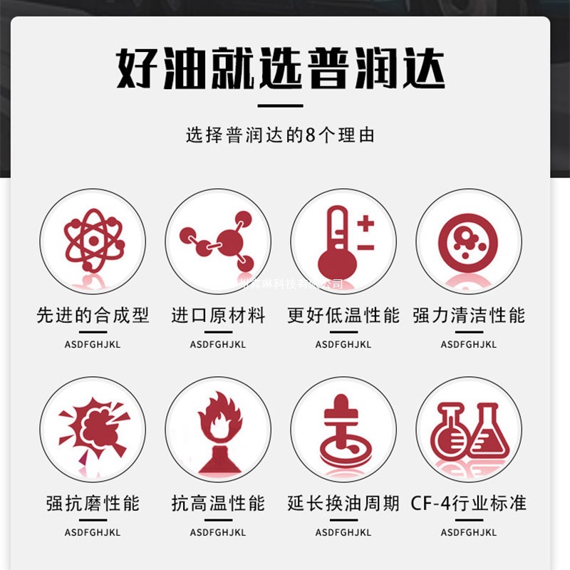 普润达CF-4重负荷加氢柴机油 15W-40重卡涡轮增压发动机柴油机油