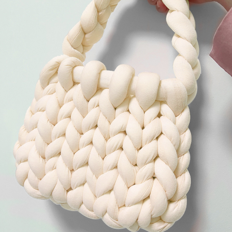 Accesorios de relleno de algodón islandés hilo diy bolsas de mano tejidas alfombras de alfombra de hilo de lana super gruesa ganchillo