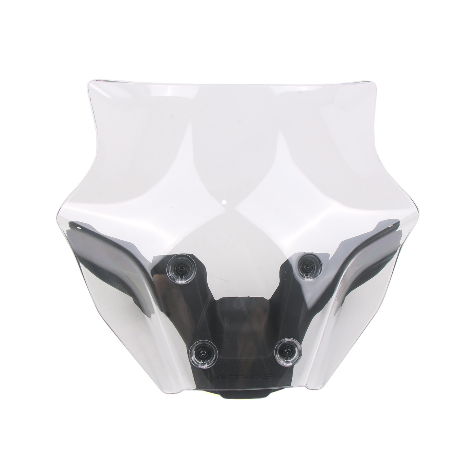Suitable for 25 Models of Yamaha Mt07 Front Windshield Glass Racing Windscreen Spoiler Heightening Windproof Modification Parts