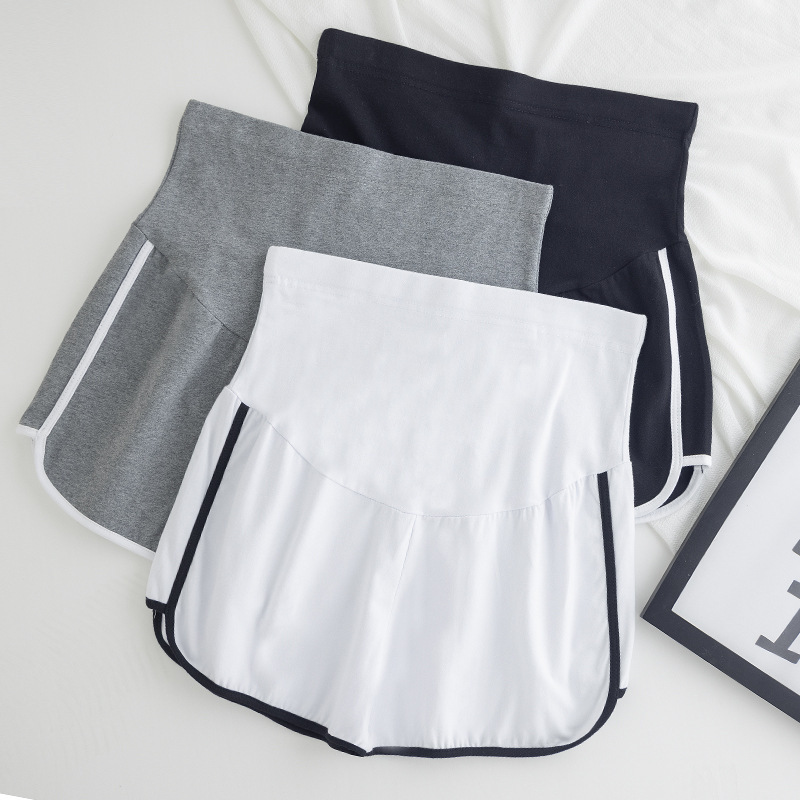 Maternity Shorts 2026 Summer Thin Style Loose Casual Pants Wide-Leg Sports Pants Belly Support Pants