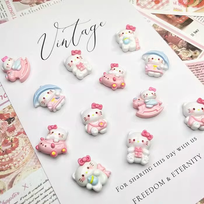 Bright Cartoon Little Trojan Horse Cat DIY Cream Phone Case Resin Accessories Handmade Hairpin Headline Jewelry Material Bright Cartoon Little Trojan Horse Cat DIY Cream Phone Case Resin Accessories Handmade Hairpin Headline Jewelry Material