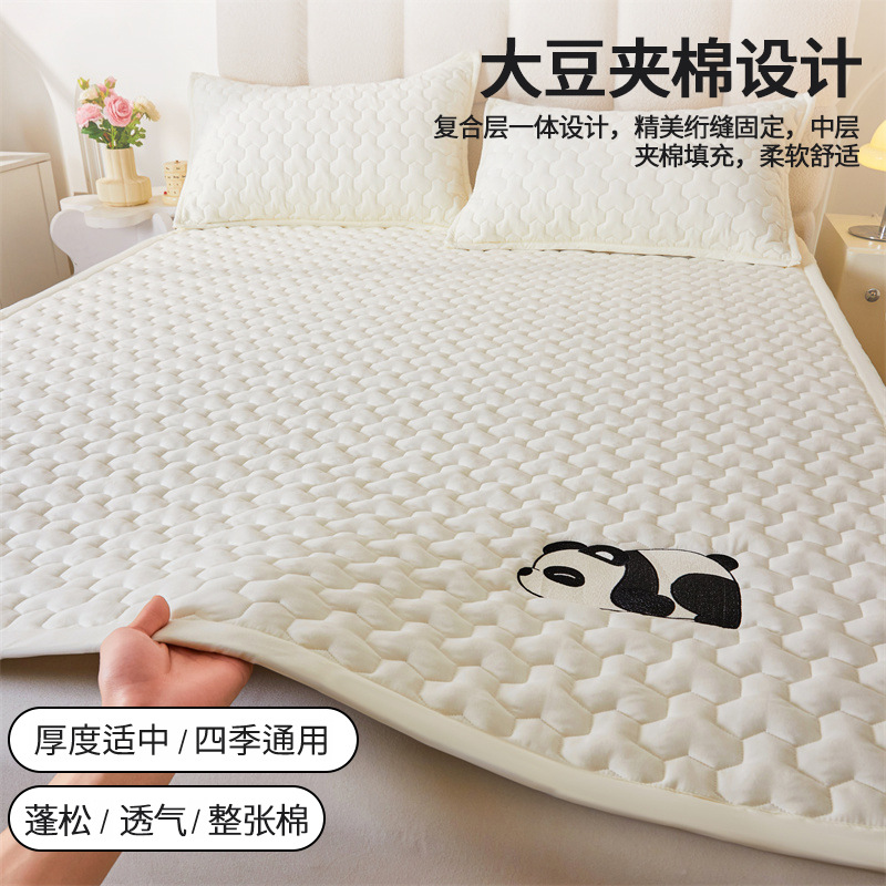 2025 nuevo conjunto de tres piezas de cubierta de cama de tatami de clase A para madres y bebés