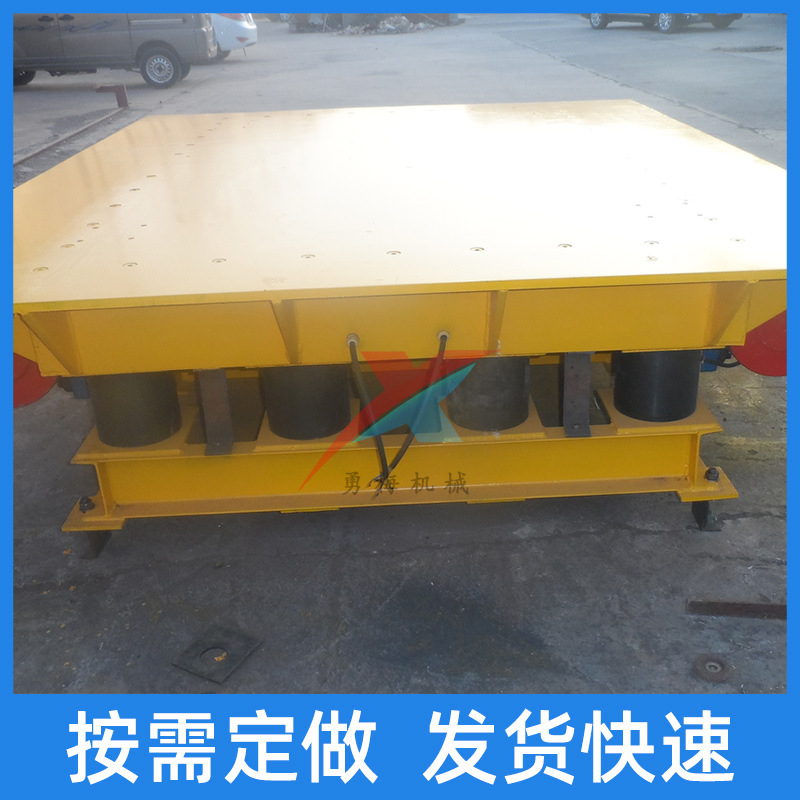 厂家直供砂箱填充 人防门铸造三相异步电机振实台 混凝土振动平台