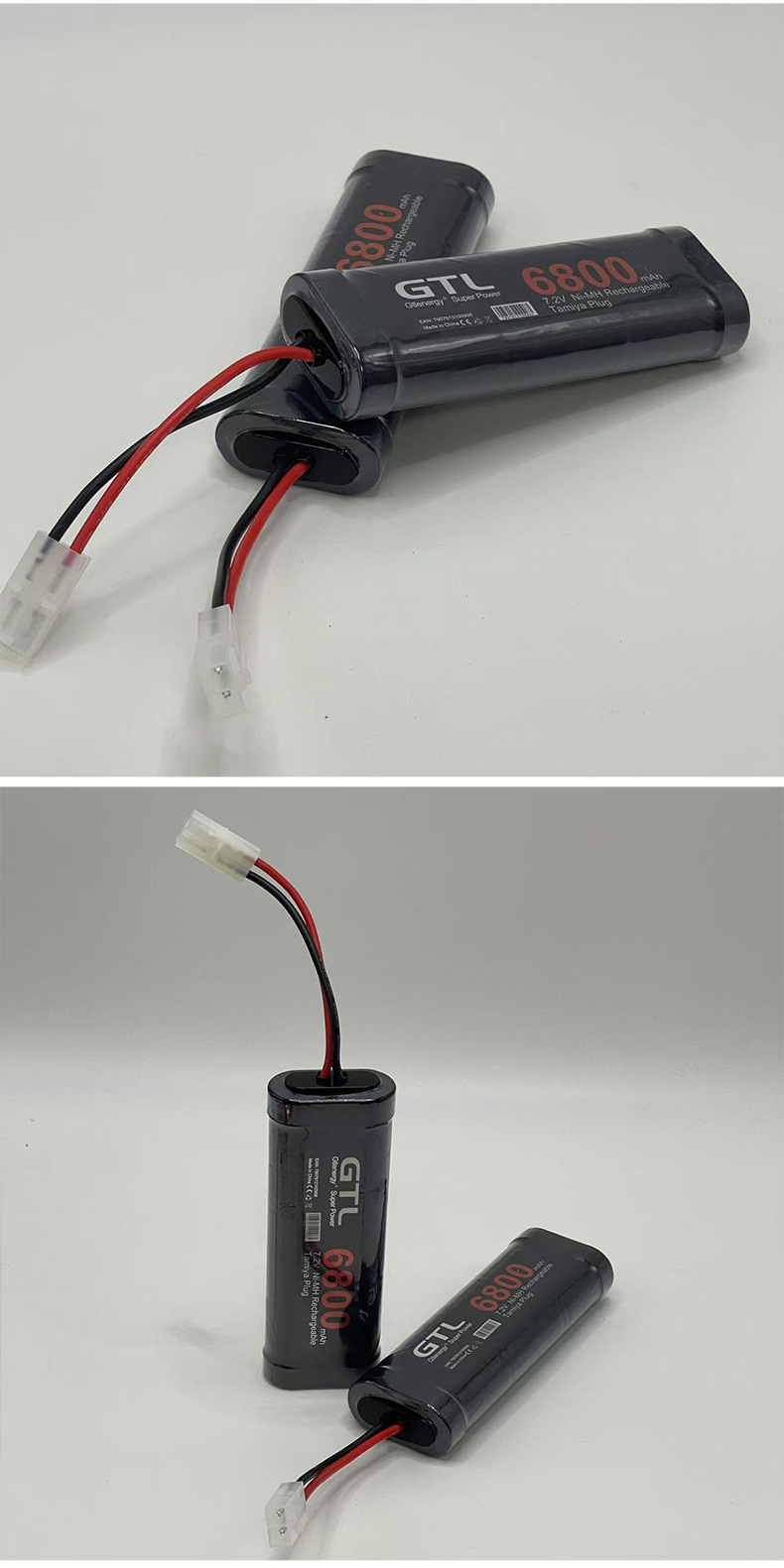 Foreign Trade Explosions GTL Battery Pack 7.2V6800MAH Toy Rechargeable Ni-MH Battery Square High Precision Battery