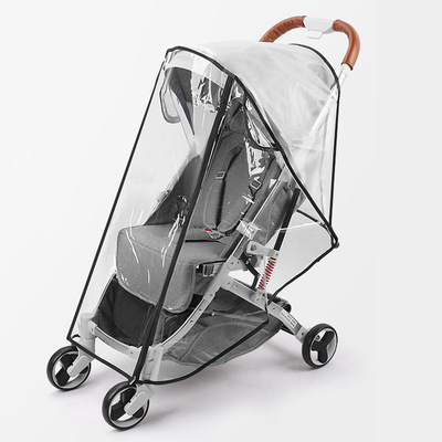 Manufactor Baby car fold shelter from the wind transparent wheelbarrow Rain cover Dual zippers WINDOW garden cart Rain cover wholesale