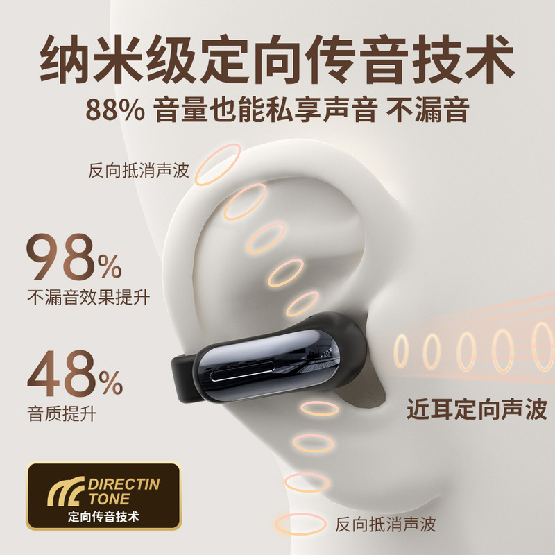 国境を越えた起爆金5.4耳クリップ式無線運動bluetoothイヤホンTWSスマートノイズオープン長長私型|undefined