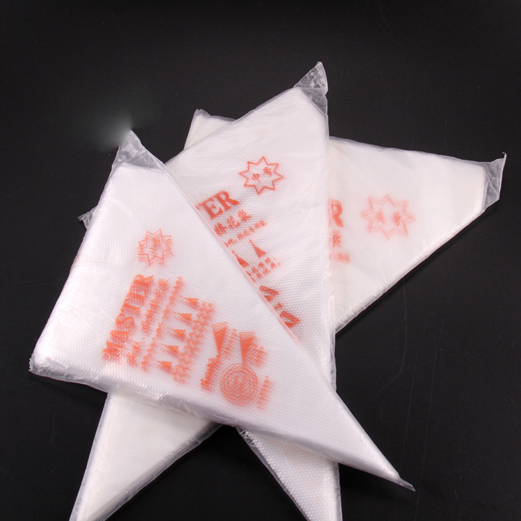 Disposable piping bag, piping tool, plastic food grade piping bag, cream piping bag, thickened, large, medium and small optional