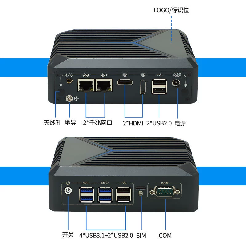 研凌 Small industrial embedded laptop, J6412