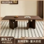 实木意式长方形白蜡木接待桌