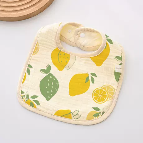 U-shaped bib large lemon