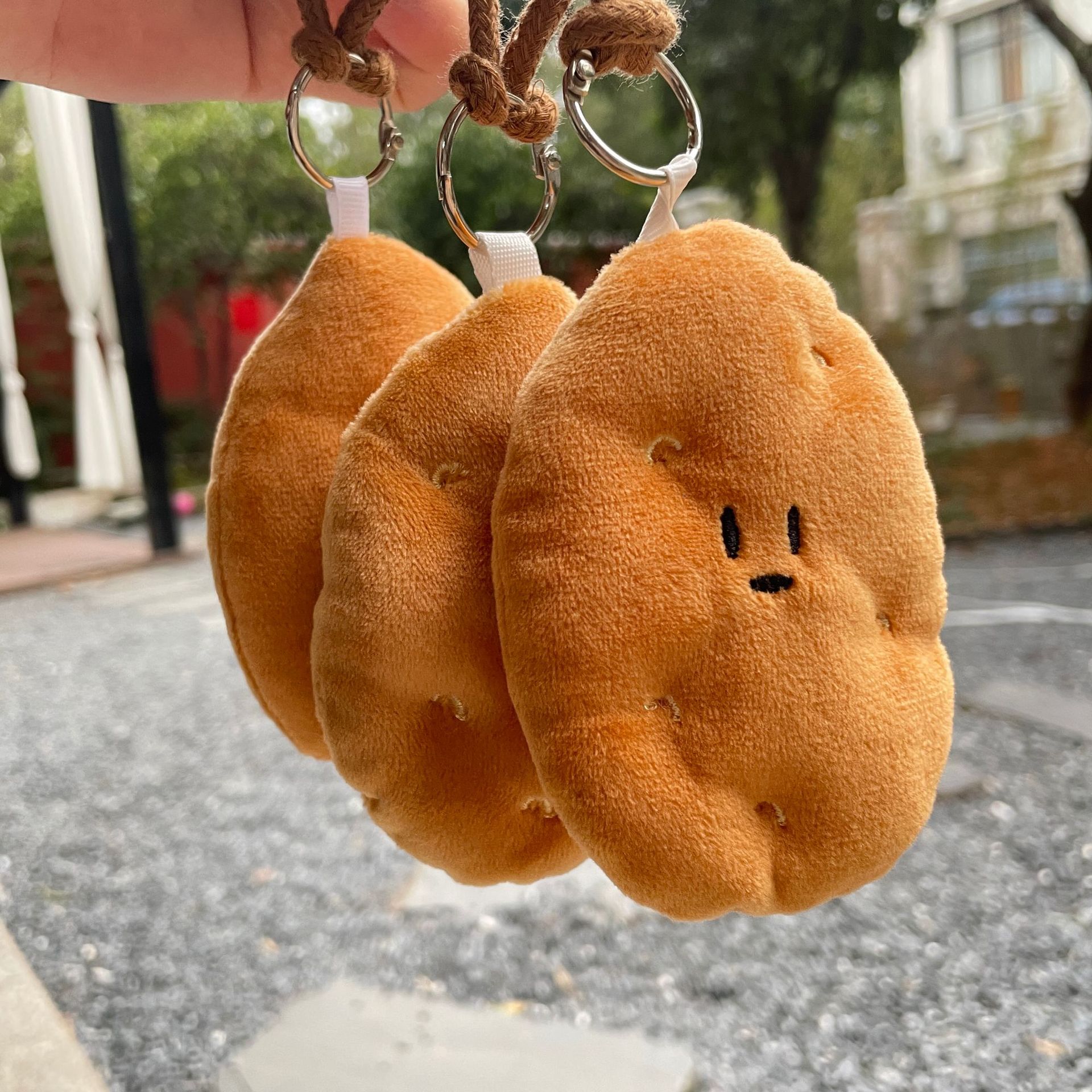 南方小土豆毛絨公仔掛件可愛丑萌書包公仔情侶玩偶背包掛飾GJ226