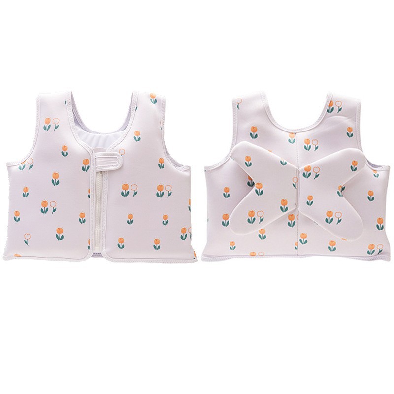 子供用インフレータブル浮力ベスト、女の赤ちゃん、初心者水泳浮力ベスト、ライフジャケット、男女兼用水泳補助具