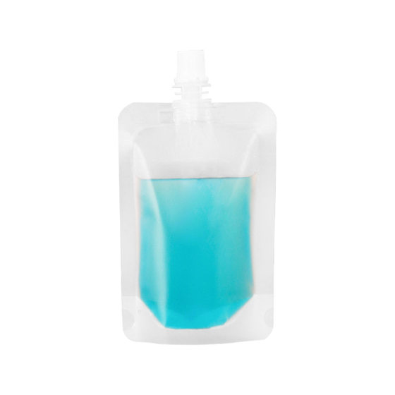 Thickened Frosted Self-supporting Suction Mouth Bag Drink Suction Mouth Bag Cold Extract Coffee Liquid Disposable Bag Disposable Portable Transparent Bag