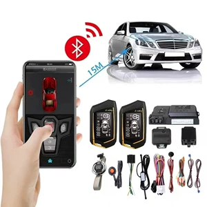 PKE bir düymə ilə işə salma, mobil telefon tətbiqi, 1500m LCD iki tərəfli pult